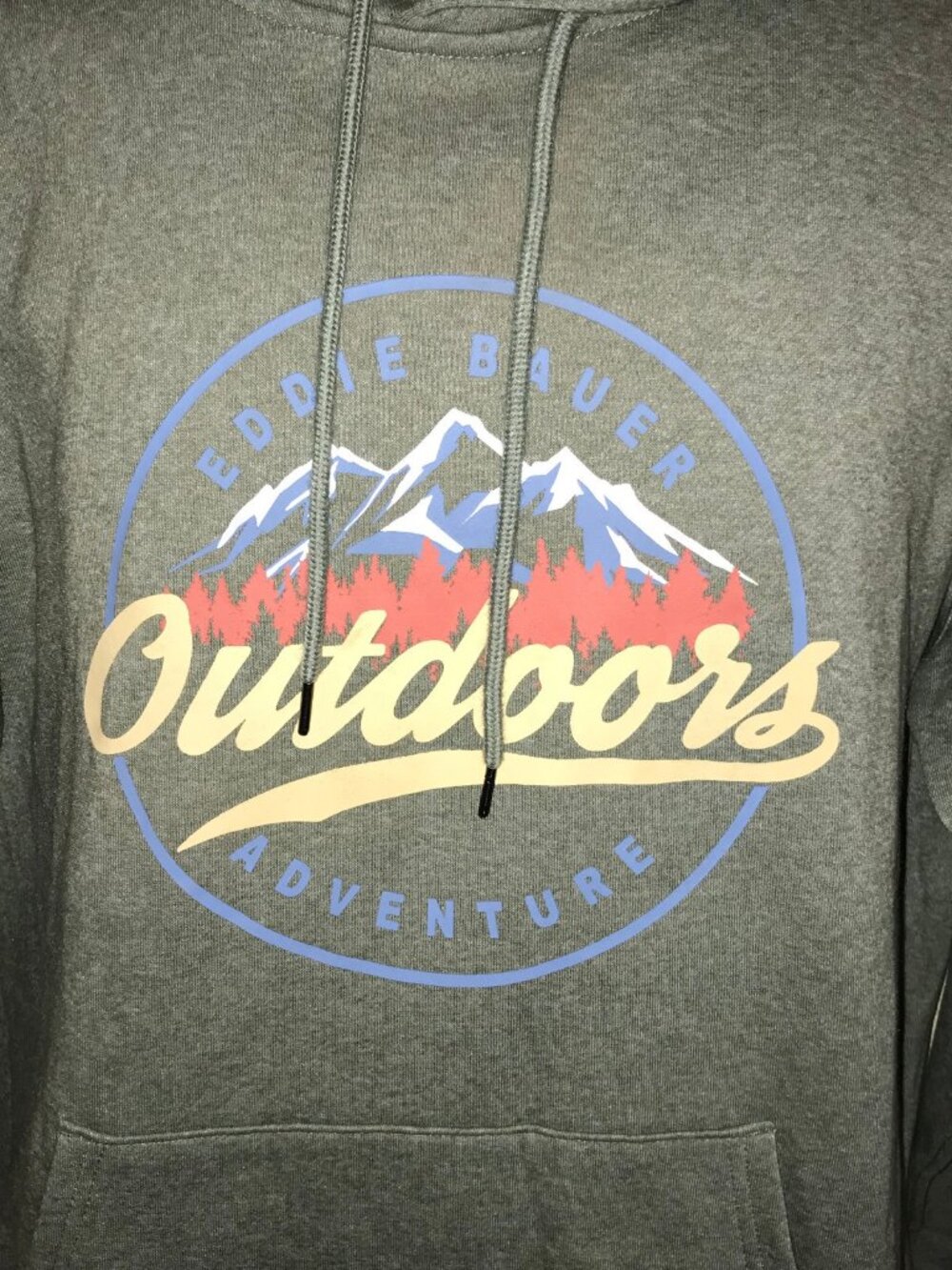 Men's Eddie Bauer Graphic Outdoor Hoodie-Size L - Picture 6 of 14